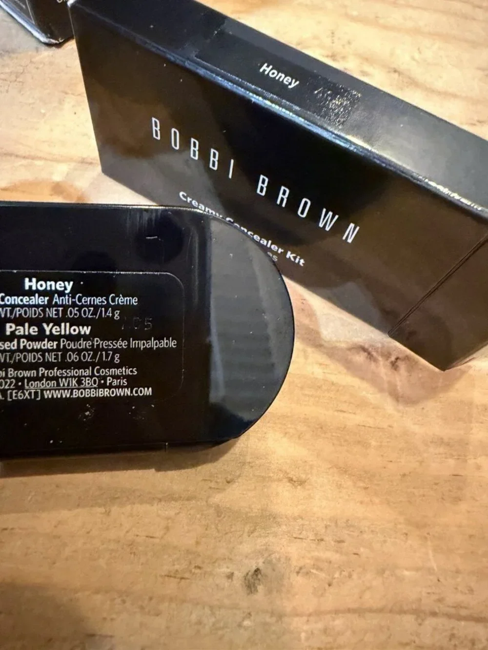 Bobbi Brown Creamy Concealer Kit Honey & Pale Yellow New W/ Box